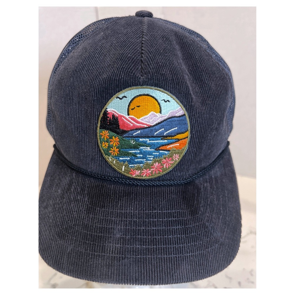 Richardson‎ Corduroy Trucker Hat Spruce Seed Colorado Mountain Patch Outdoor